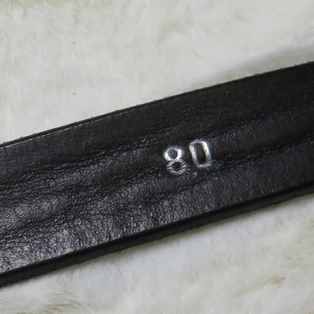 RICCARDO FORCONI‎ black embelished belt